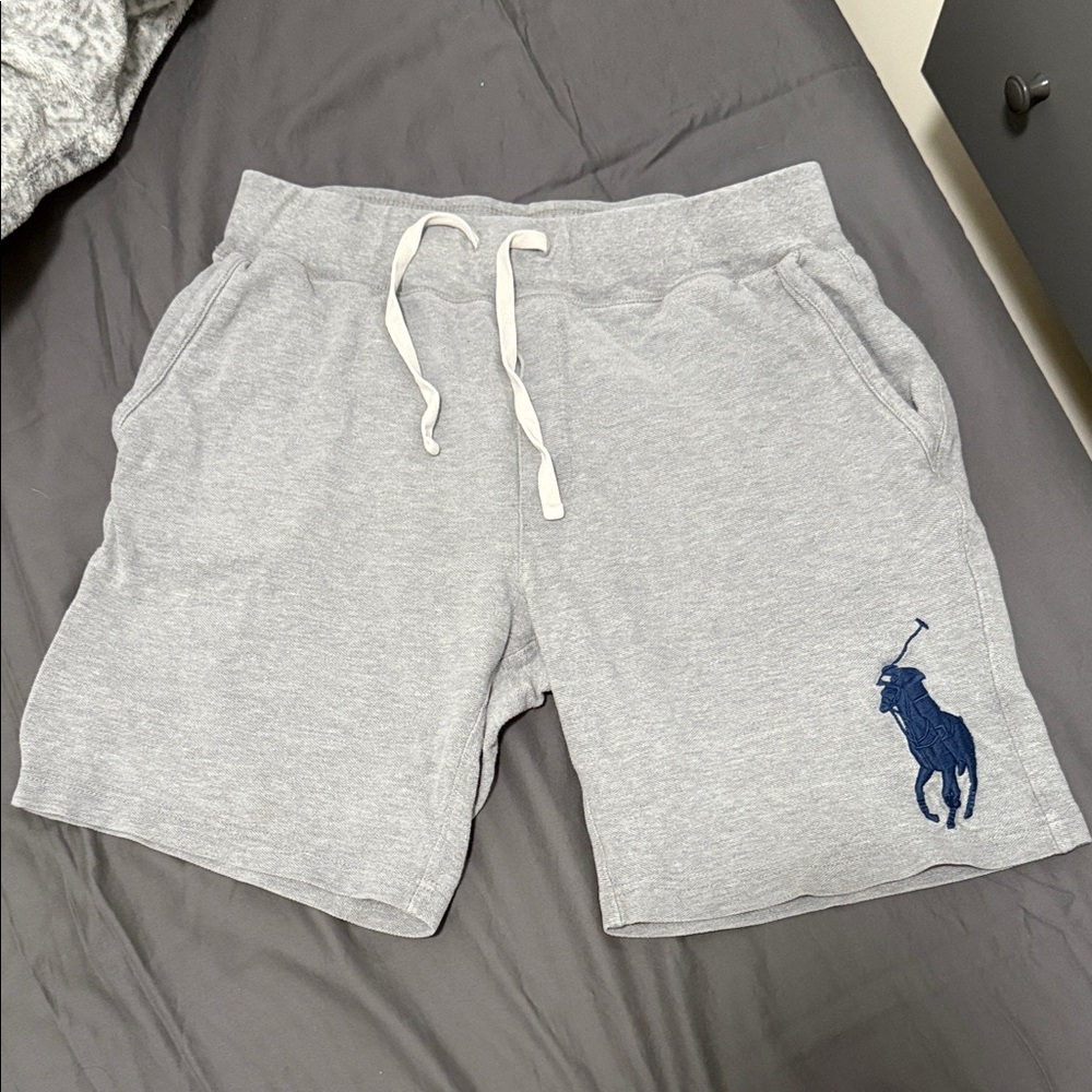 Polo by Ralph Lauren Light Gray Athletic Shorts